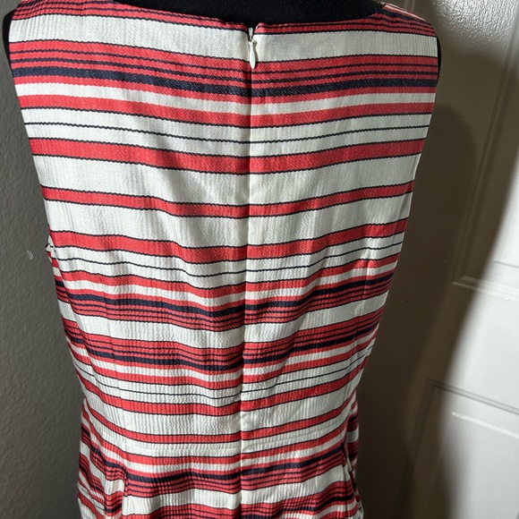 Ann Taylor Red and White Striped Mini Dress - Picture 6 of 8
